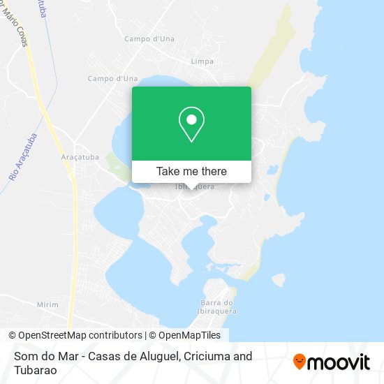 Som do Mar - Casas de Aluguel map