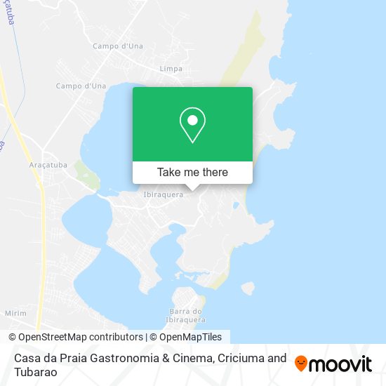 Casa da Praia Gastronomia & Cinema map