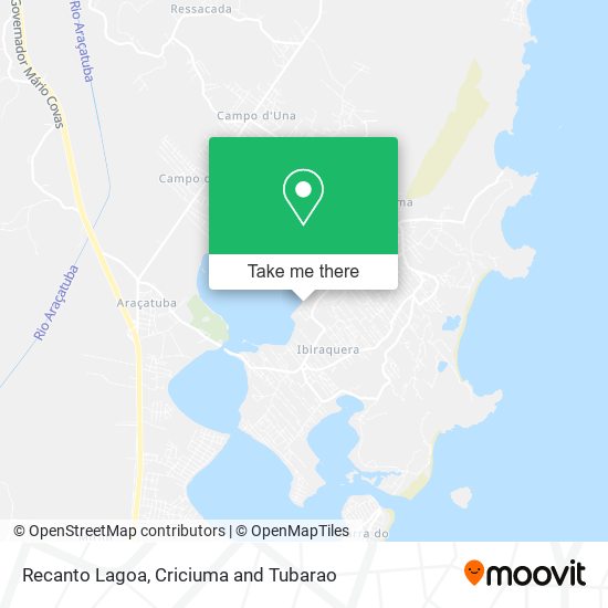 Recanto Lagoa map