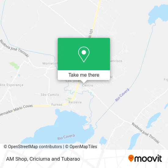 AM Shop map