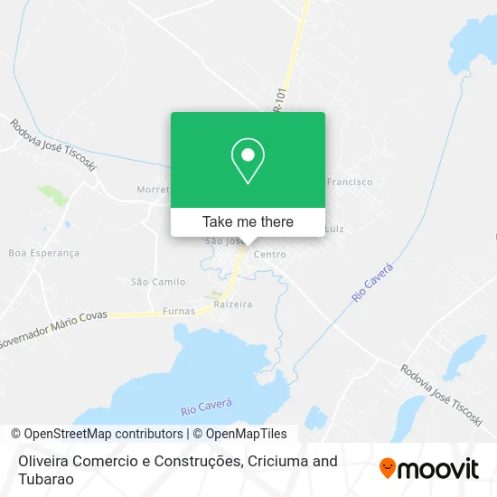 Oliveira Comercio e Construções map