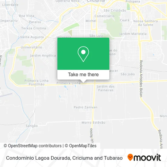 Condomínio Lagoa Dourada map