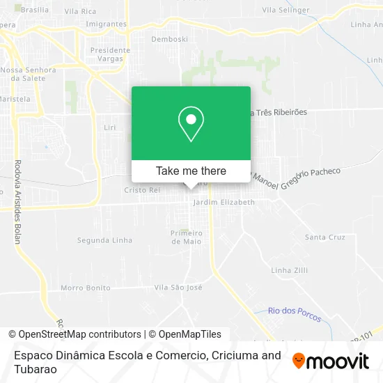 Espaco Dinâmica Escola e Comercio map