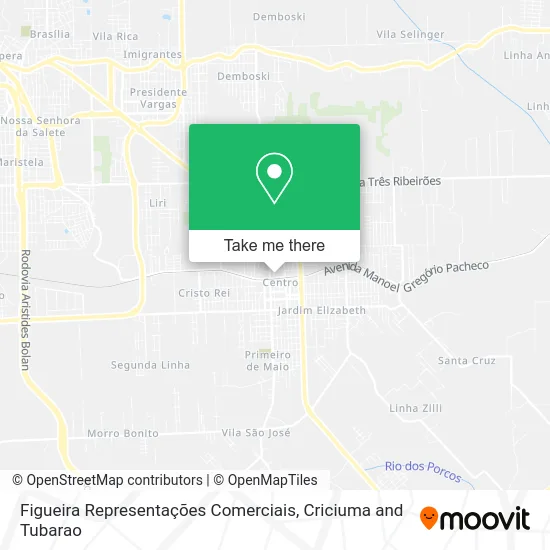 Figueira Representações Comerciais map