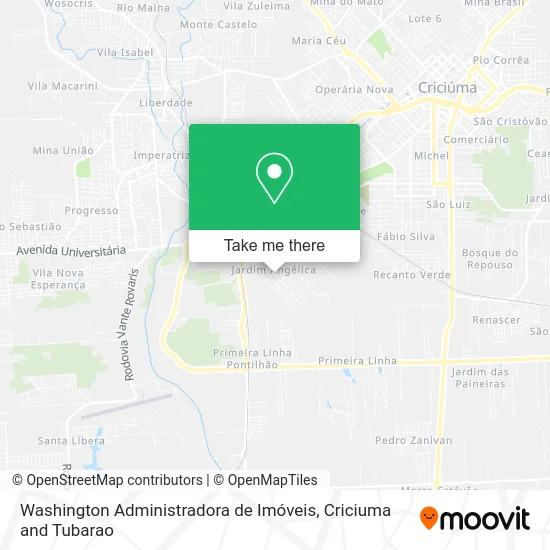 Washington Administradora de Imóveis map
