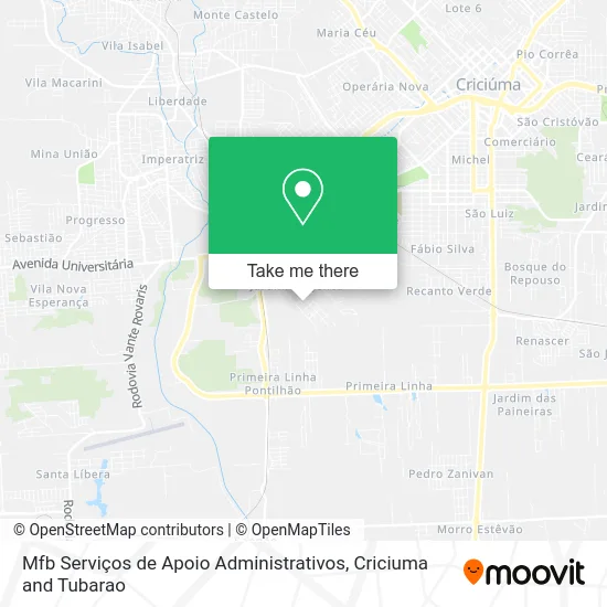 Mfb Serviços de Apoio Administrativos map