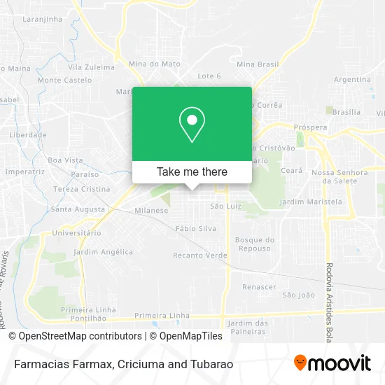 Farmacias Farmax map