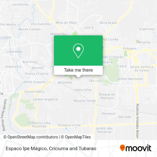 Espaco Ipe Mágico map