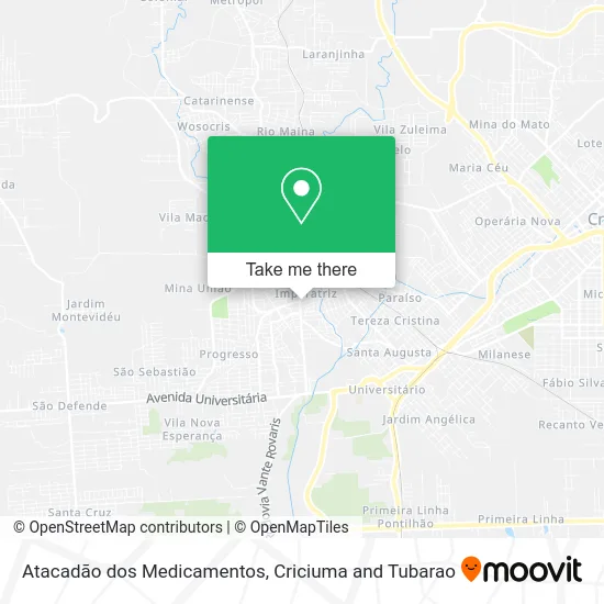 Atacadão dos Medicamentos map