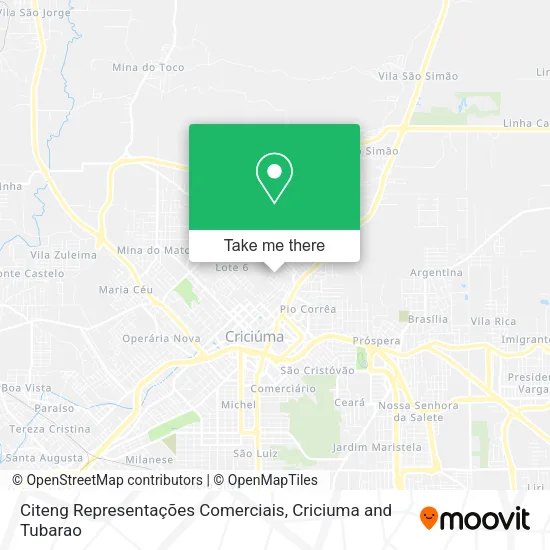 Citeng Representações Comerciais map