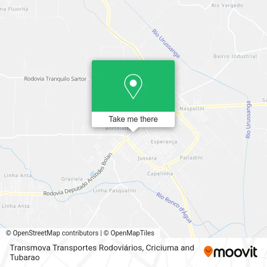 Transmova Transportes Rodoviários map