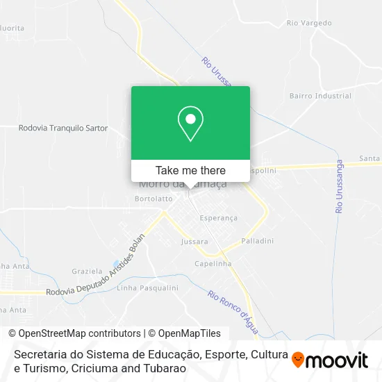 Secretaria do Sistema de Educação, Esporte, Cultura e Turismo map