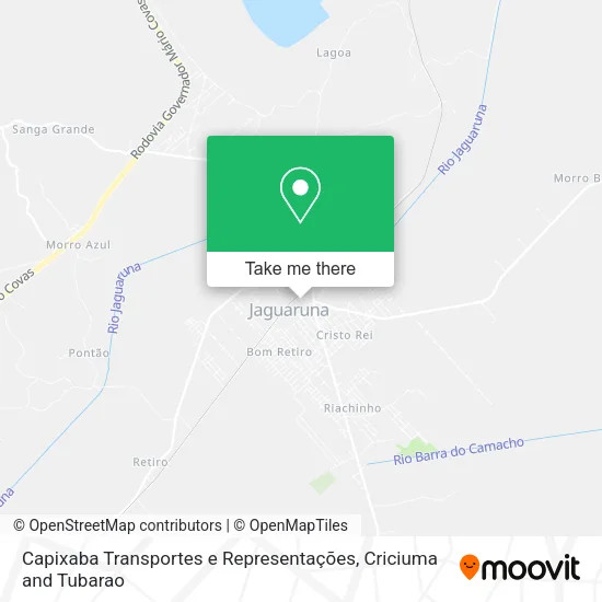 Capixaba Transportes e Representações map