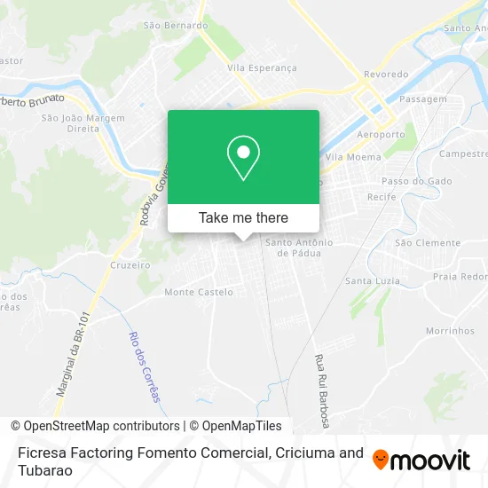 Ficresa Factoring Fomento Comercial map