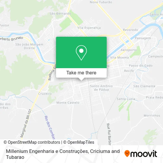 Millenium Engenharia e Construções map