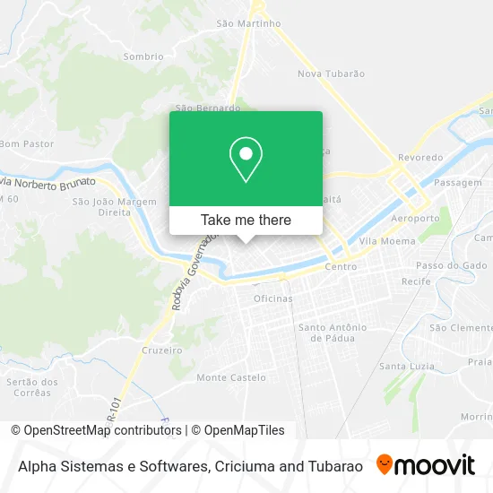 Alpha Sistemas e Softwares map