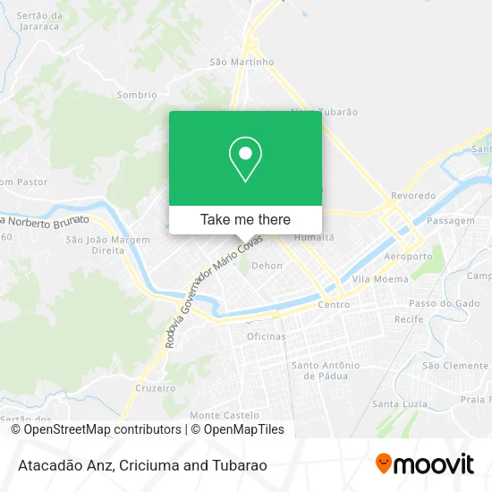 Atacadão Anz map