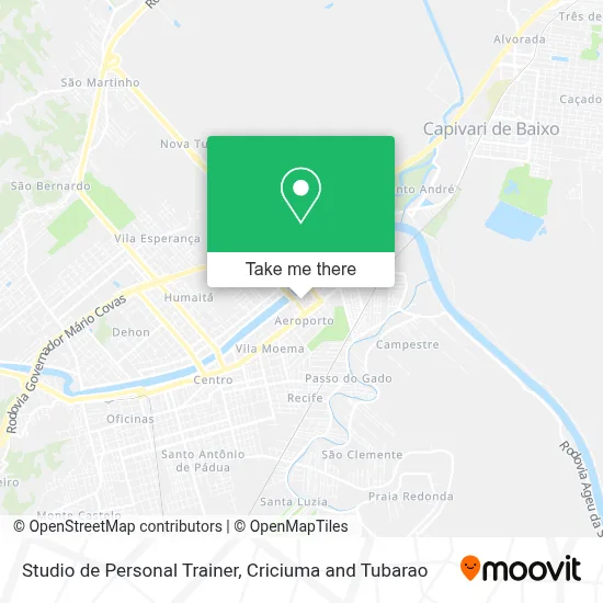Studio de Personal Trainer map