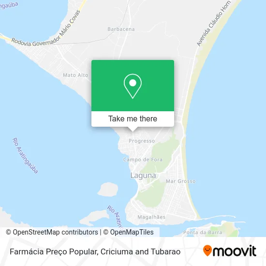 Farmácia Preço Popular map