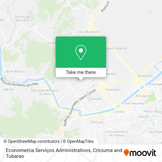 Mapa Econometria Serviços Administrativos