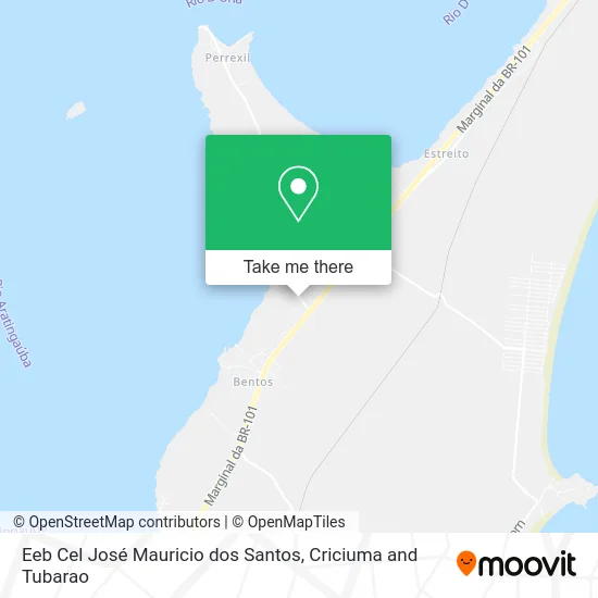 Eeb Cel José Mauricio dos Santos map