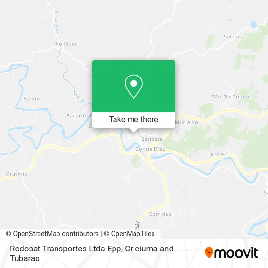 Rodosat Transportes Ltda Epp map