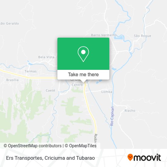 Ers Transportes map