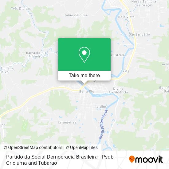 Partido da Social Democracia Brasileira - Psdb map