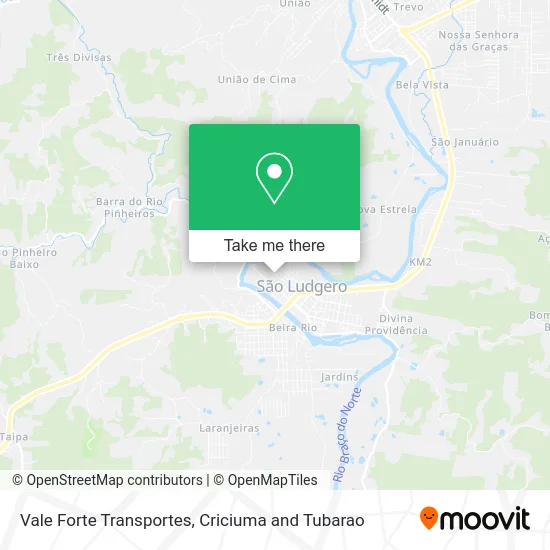 Vale Forte Transportes map