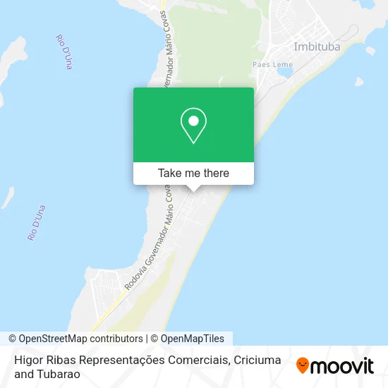 Higor Ribas Representações Comerciais map