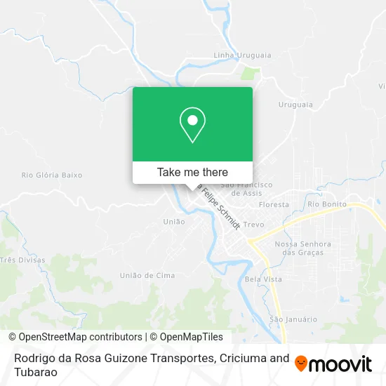 Rodrigo da Rosa Guizone Transportes map