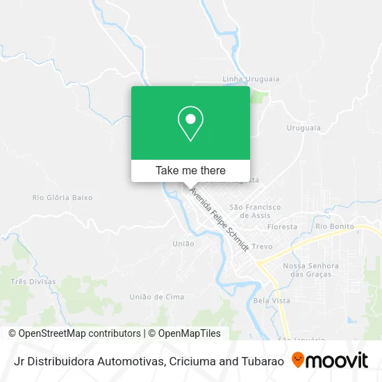 Jr Distribuidora Automotivas map