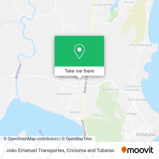 João Emanuel Transportes map