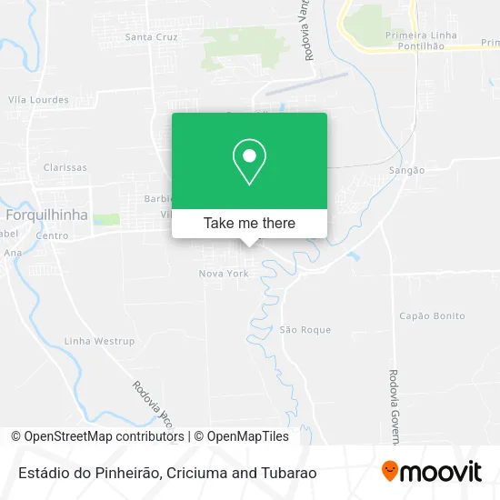 Estádio do Pinheirão map