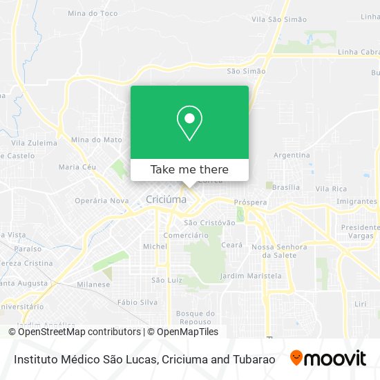 Instituto Médico São Lucas map