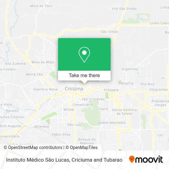 Instituto Médico São Lucas map