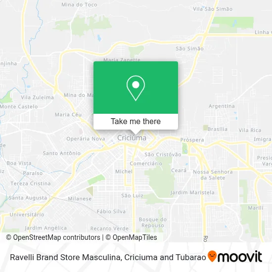 Ravelli Brand Store Masculina map