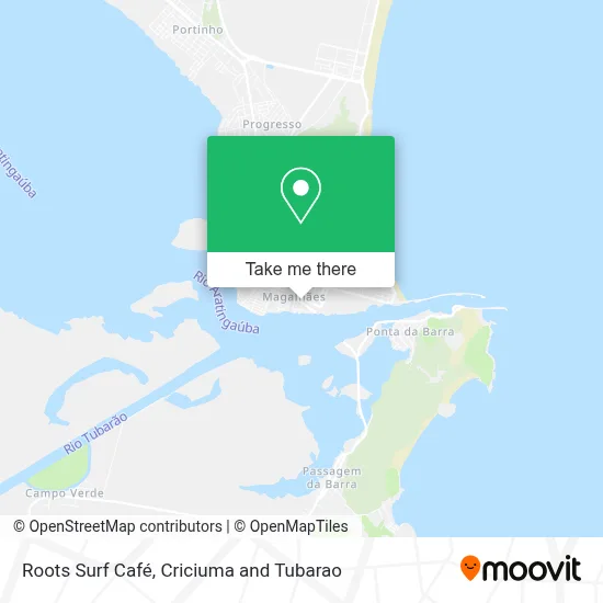 Roots Surf Café map