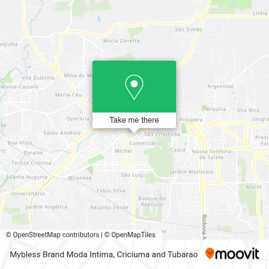 Mybless Brand Moda Intima map