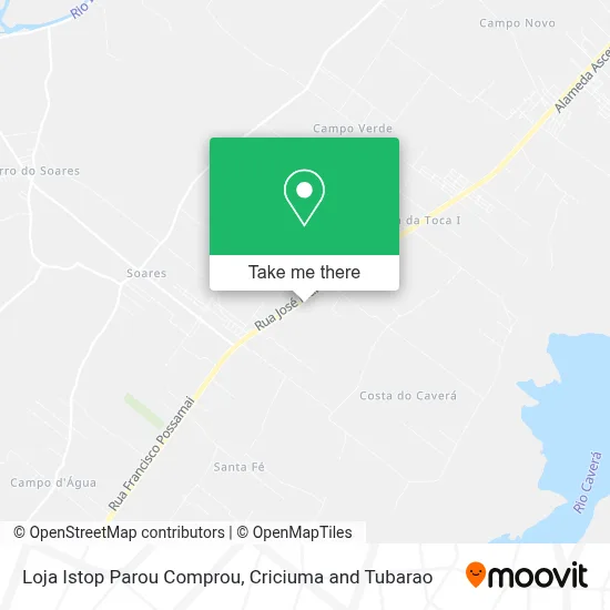 Loja Istop Parou Comprou map