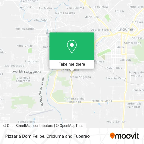 Pizzaria Dom Felipe map