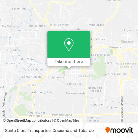 Mapa Santa Clara Transportes