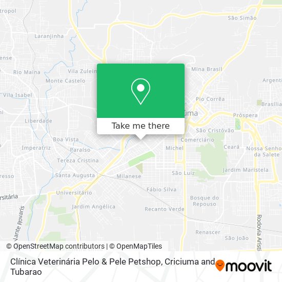 Clínica Veterinária Pelo & Pele Petshop map