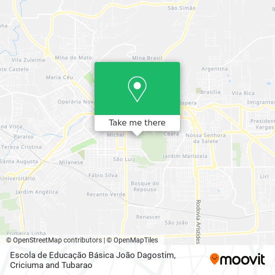 Escola de Educação Básica João Dagostim map