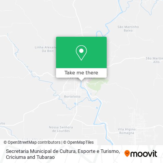 Secretaria Municipal de Cultura, Esporte e Turismo map