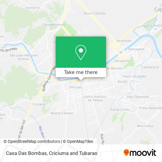 Casa Das Bombas map