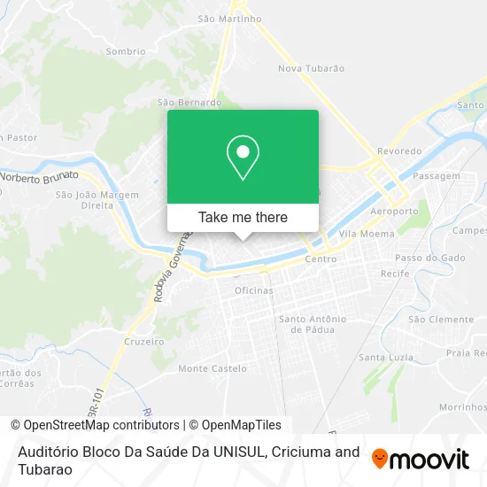 Auditório Bloco Da Saúde Da UNISUL map