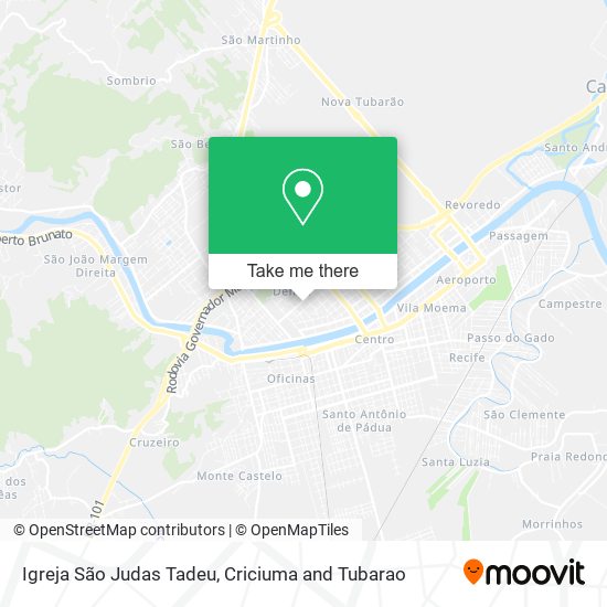 Mapa Igreja São Judas Tadeu