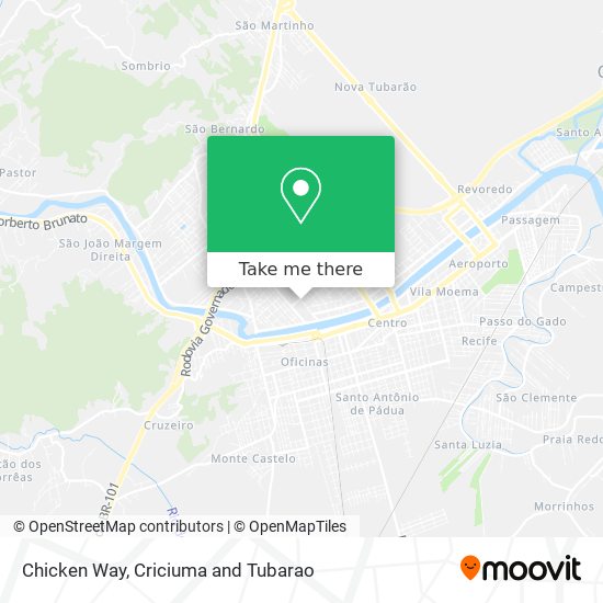 Chicken Way map