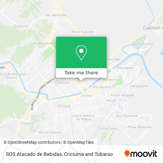 SOS Atacado de Bebidas map